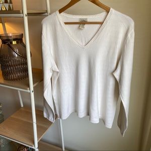 LL Bean v-neck sweater
